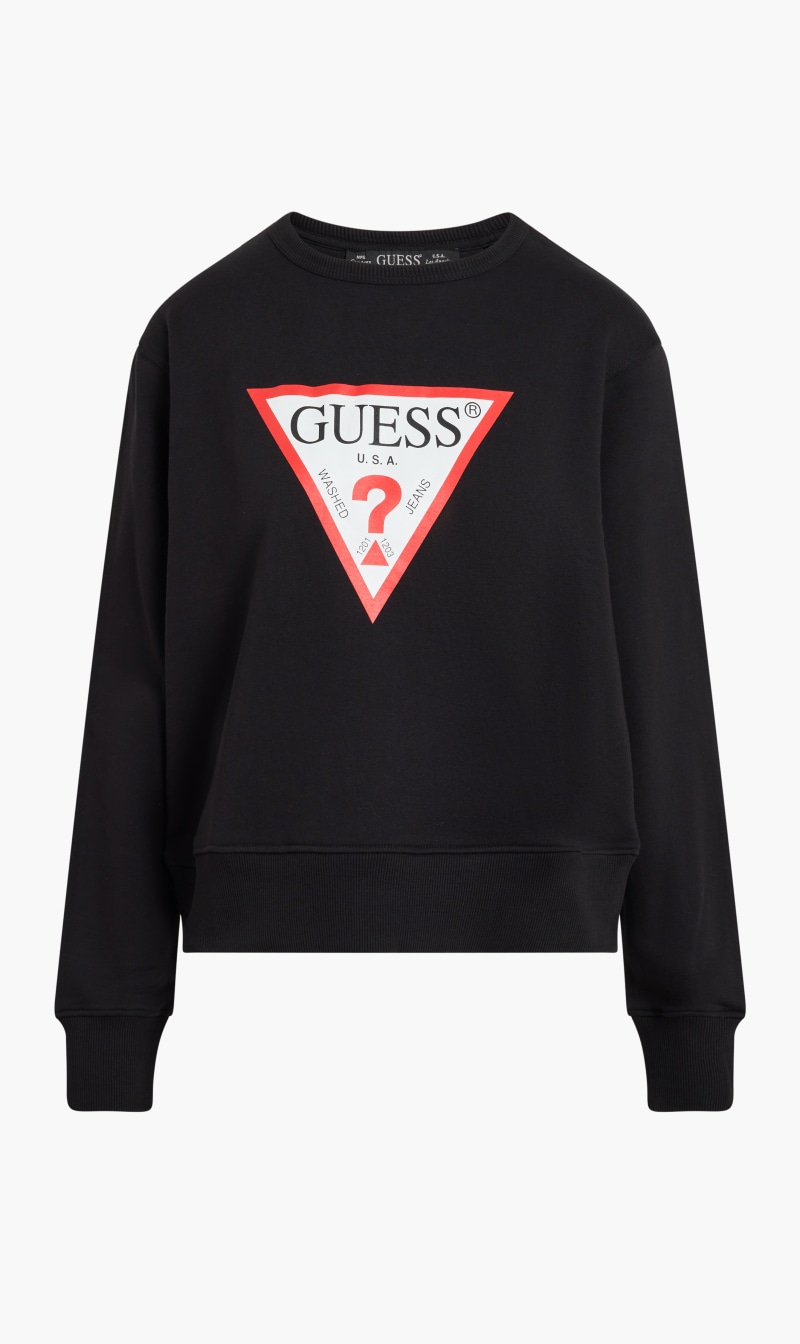 

Guess Black Logo Sweatshirt for Women | The Deal Outlet