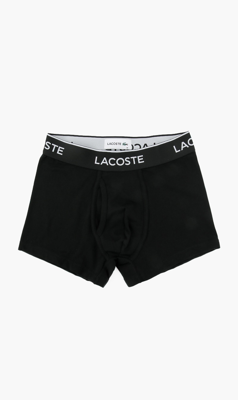 

Lacoste Black All Over Logo Trunk for Men | The Deal Outlet