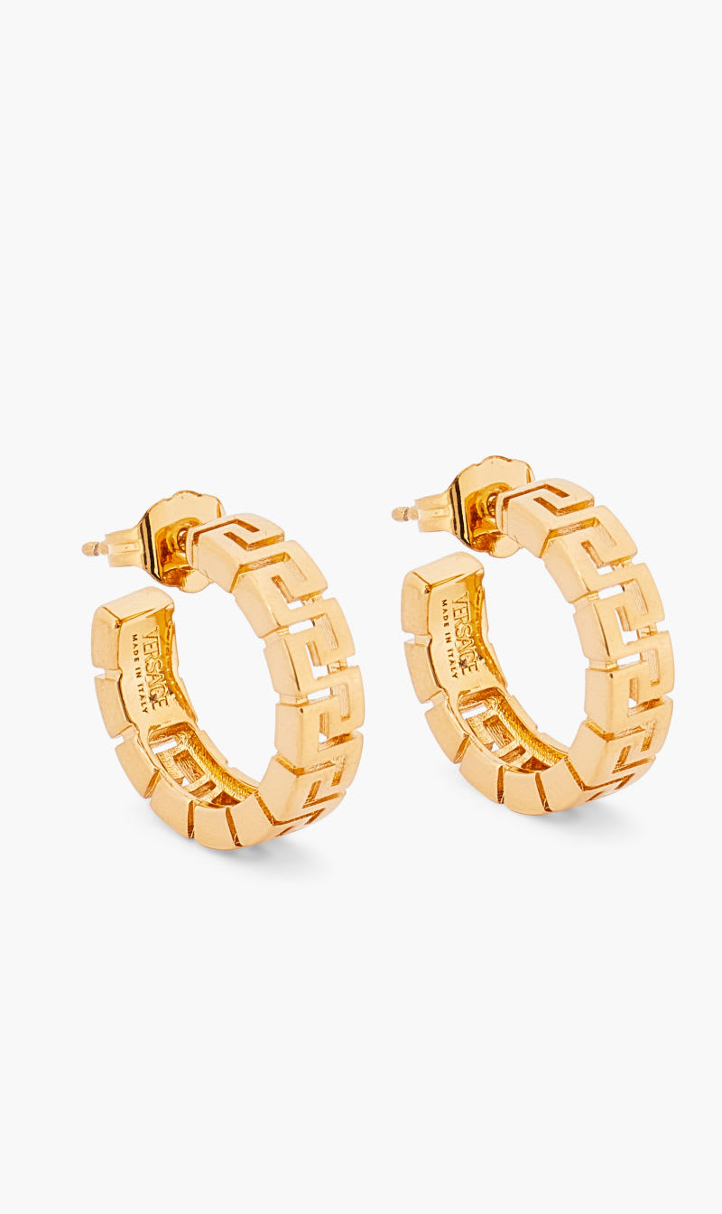 

Versace Gold Greca Hoop Earrings | The Deal Outlet