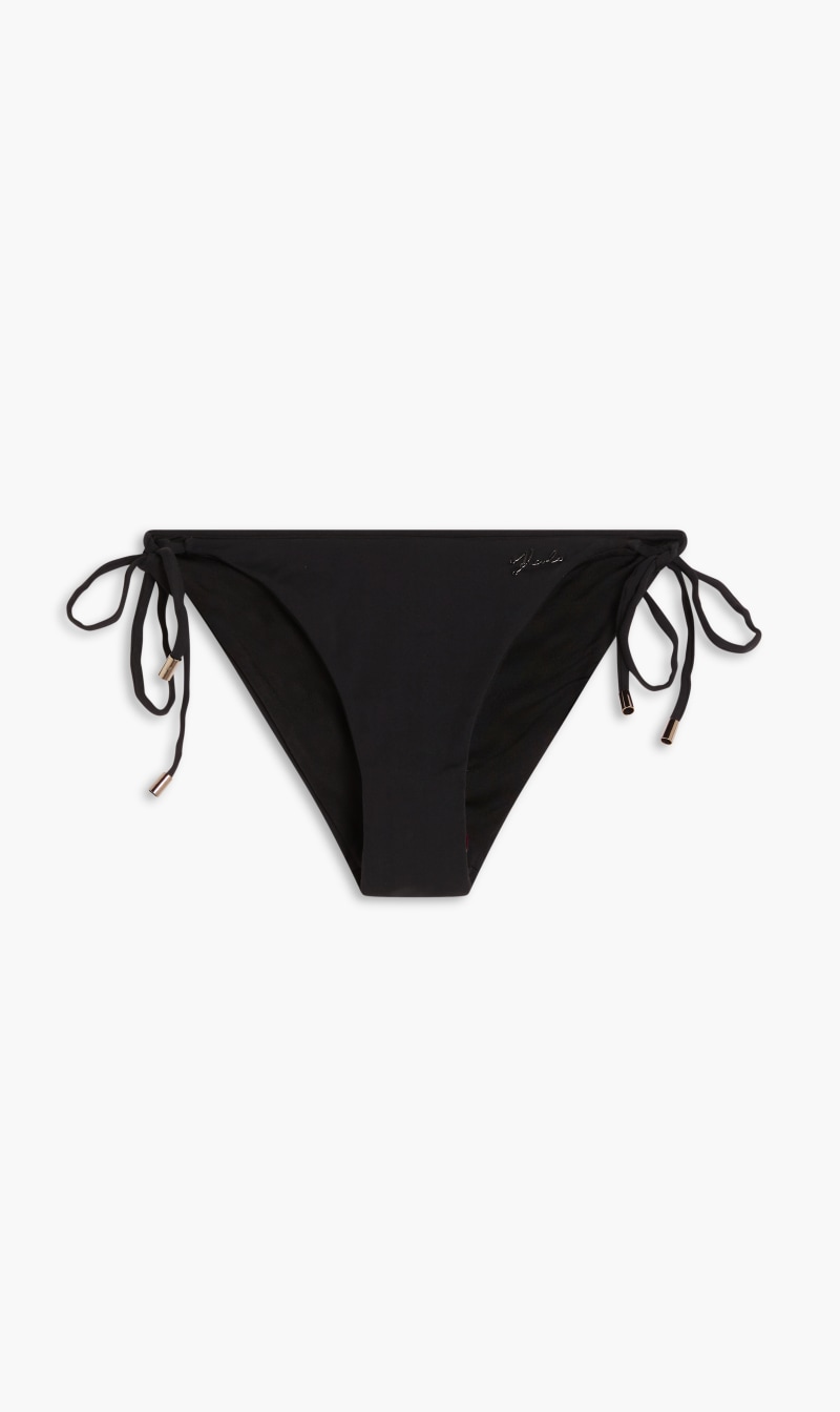 

Karl Lagerfeld Black Drawstring Compact Bottom for Women | The Deal Outlet