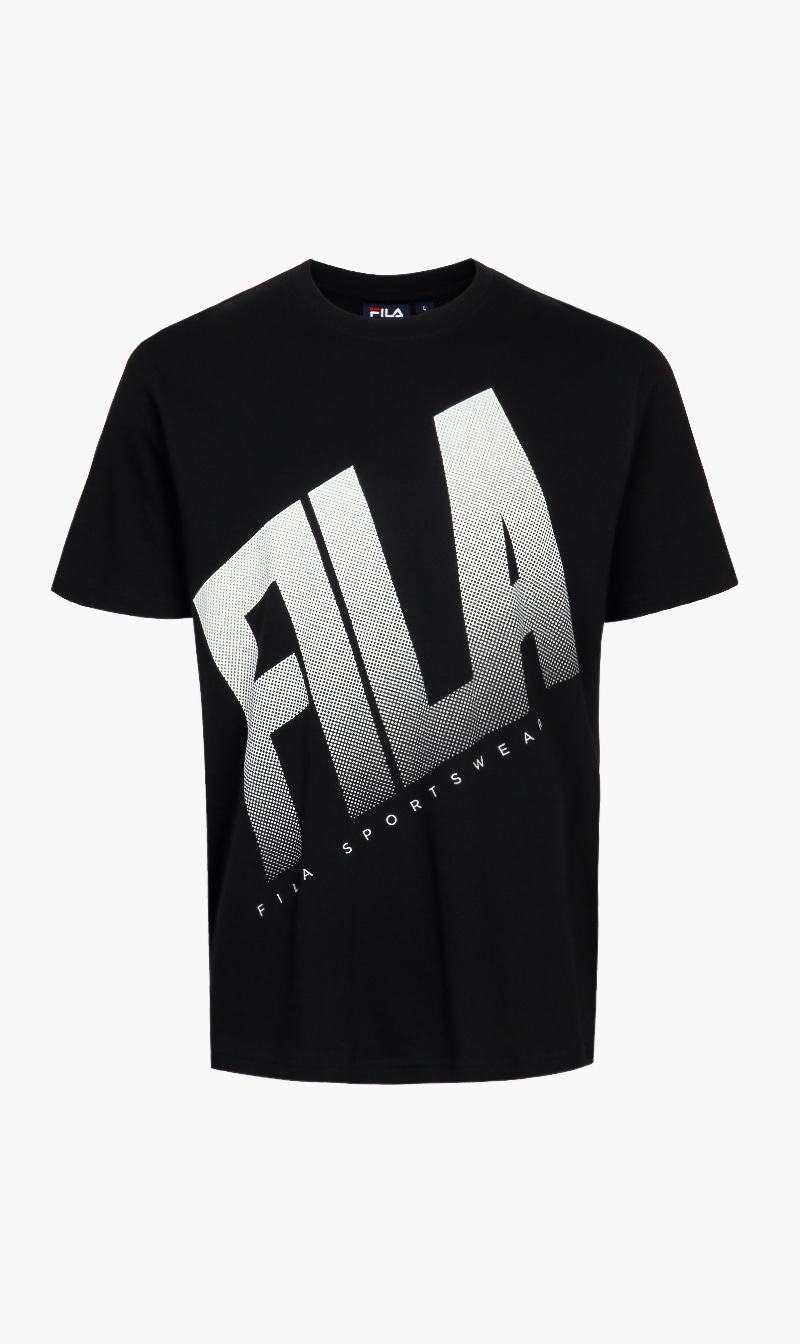 

Fila Black Austen Logo Tee for Men | The Deal Outlet