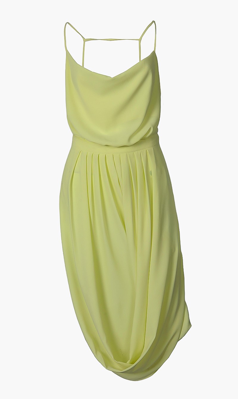 

Pleated Dress, Yellow