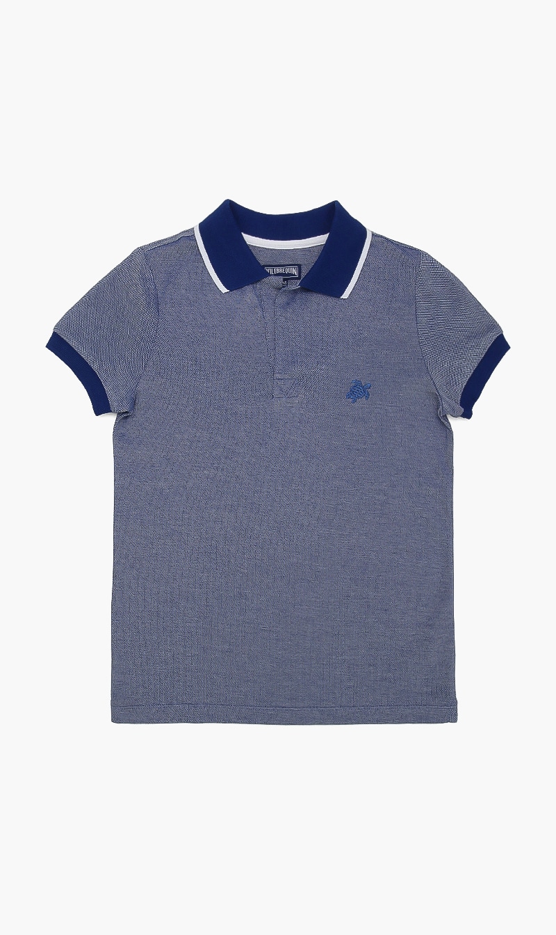 

Vilebrequin Blue Classic Polo for Boys | The Deal Outlet