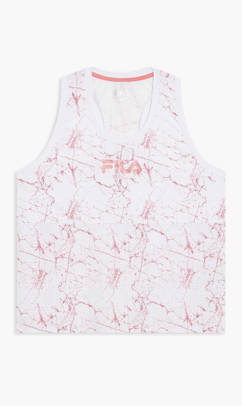 

Fila White Aop Mesh Type Vest for Women | The Deal Outlet