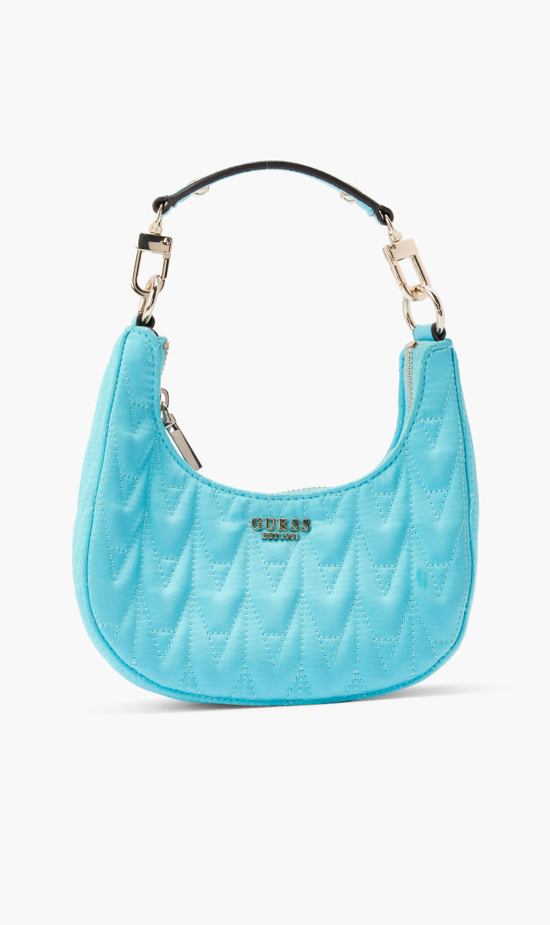 

Guess Blue Golden Rock Mini Hobo for Women | The Deal Outlet