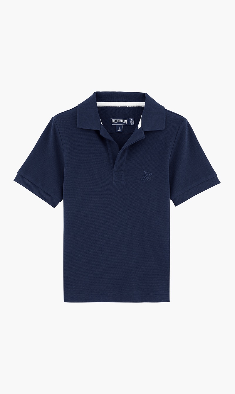 

Vilebrequin Blue Pret A Porter Polo for Boys | The Deal Outlet