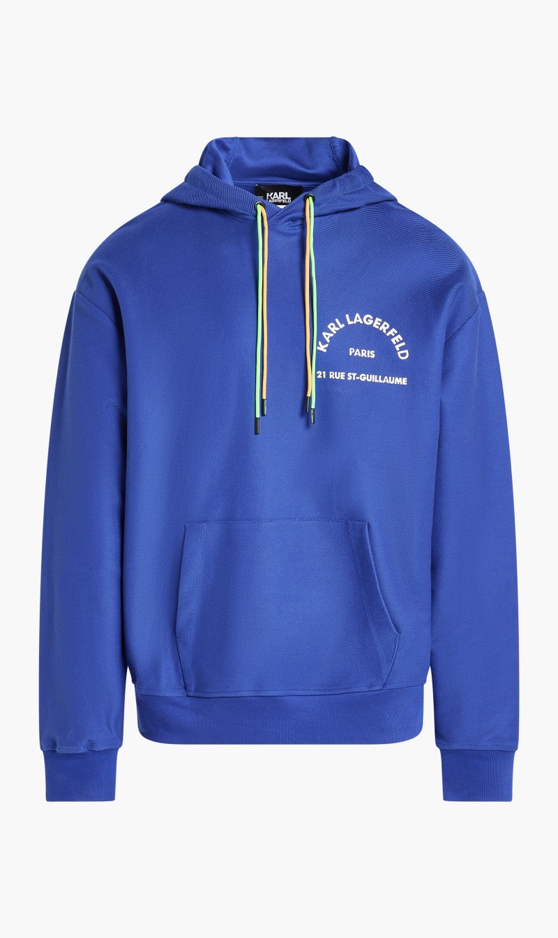 

Karl Lagerfeld Blue Athleisure Rsg Hoodie for Men | The Deal Outlet