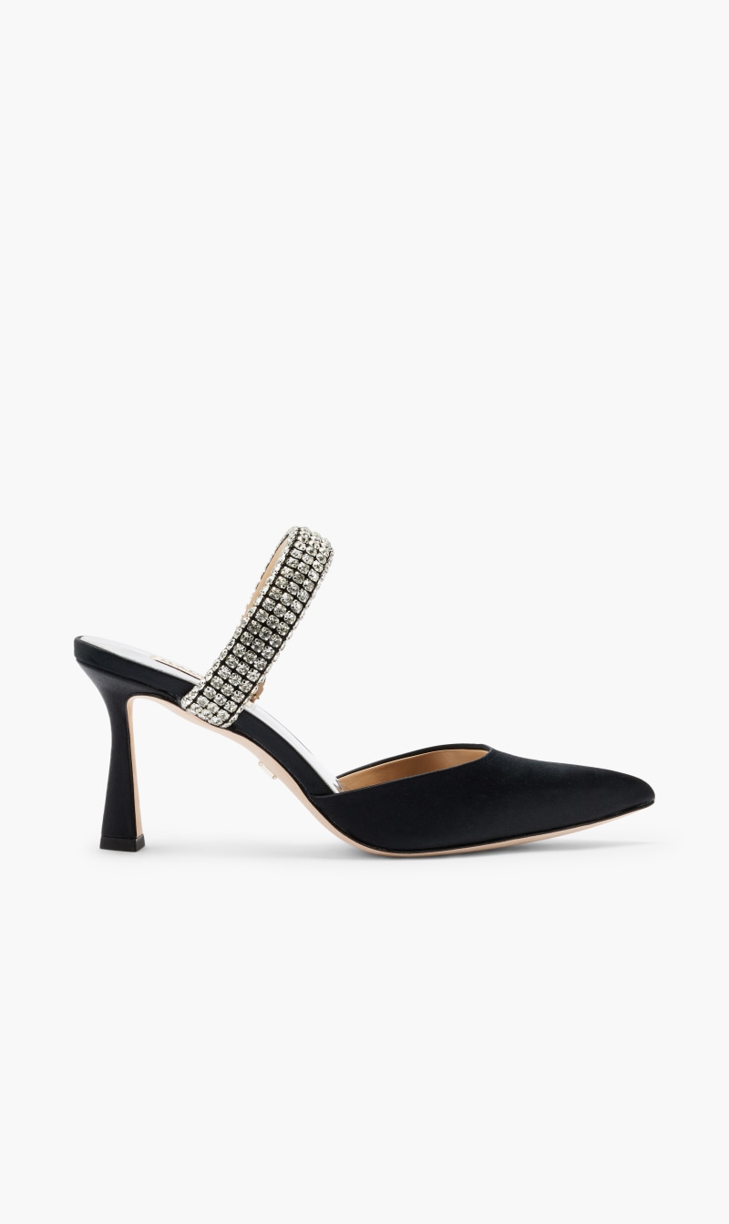 

Badgley Mischka Black Sadiya-evening Mule for Women | The Deal Outlet