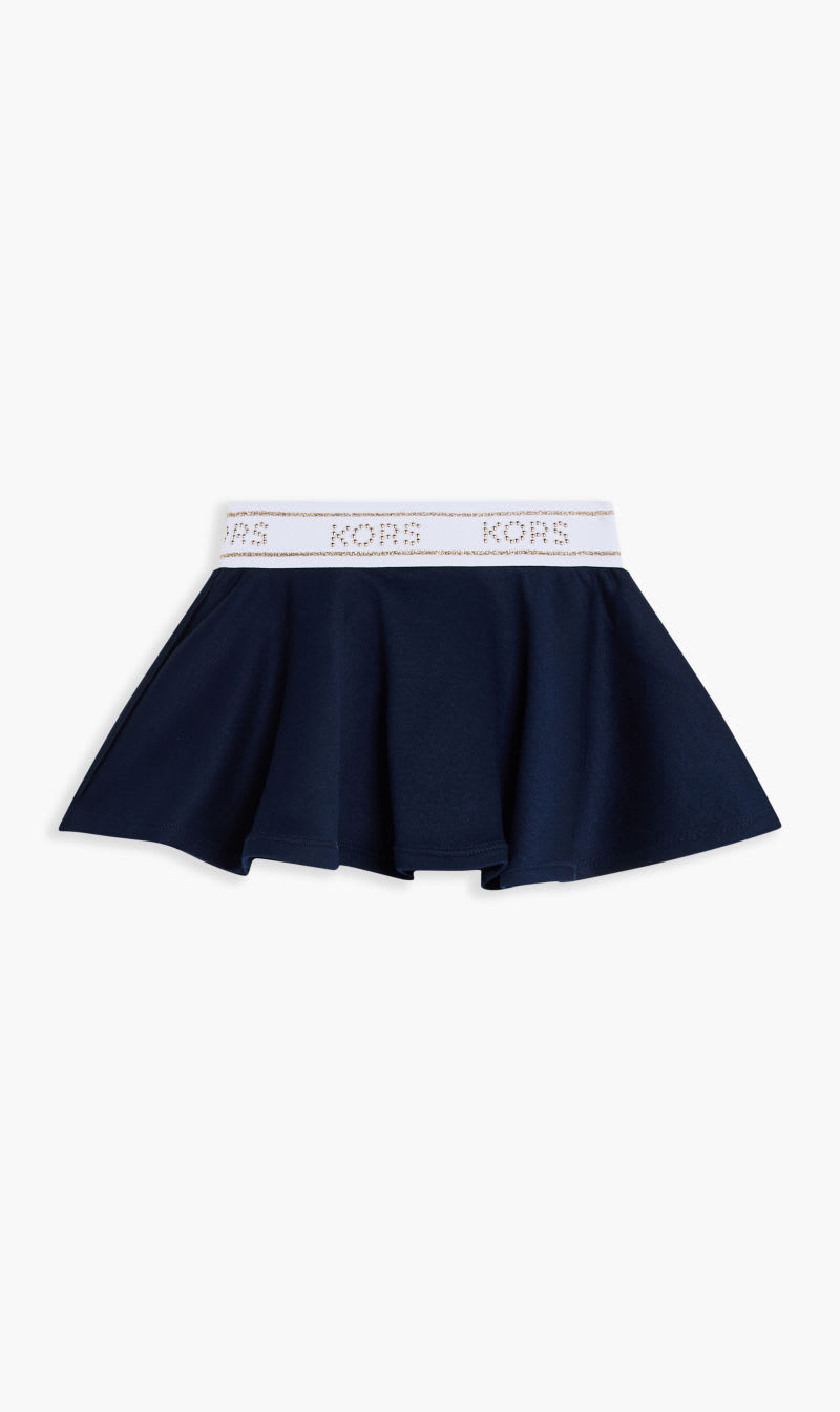 

Michael Kors Blue Logo Belt Skirt for Girls | The Deal Outlet