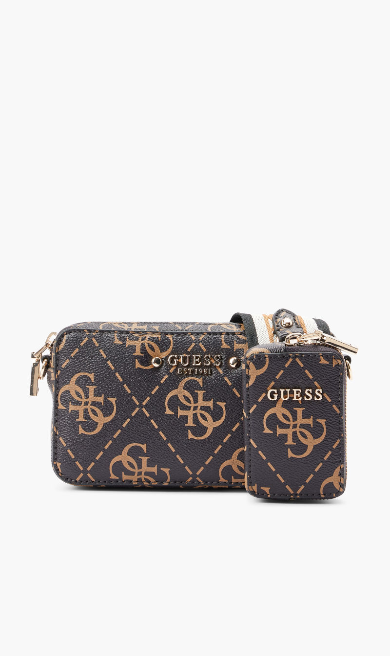 

Guess Brown Rea Mini Crossbody Camera for Women | The Deal Outlet