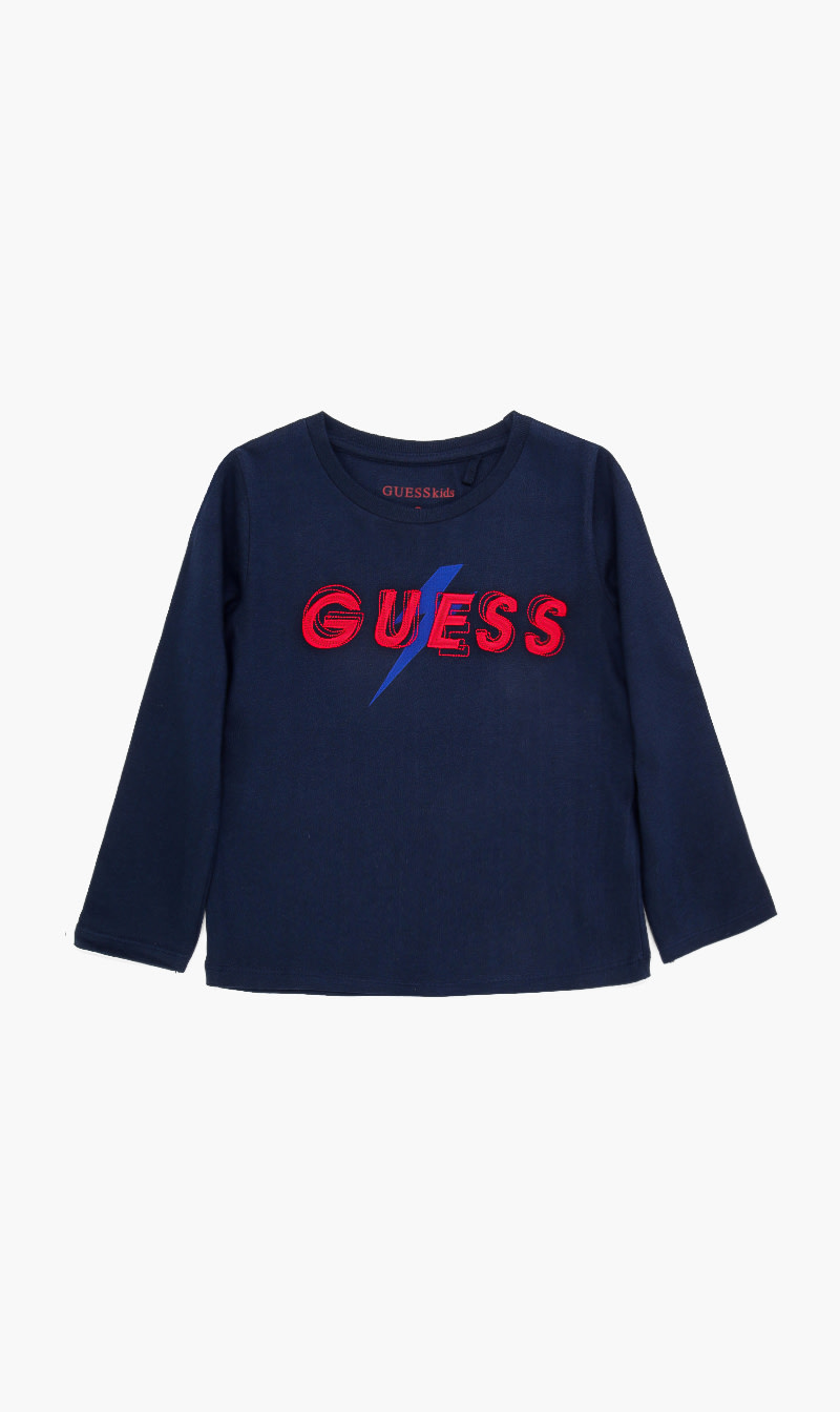 

Guess Red Logo Long Sleeves Tshirt for Girls | The Deal Outlet