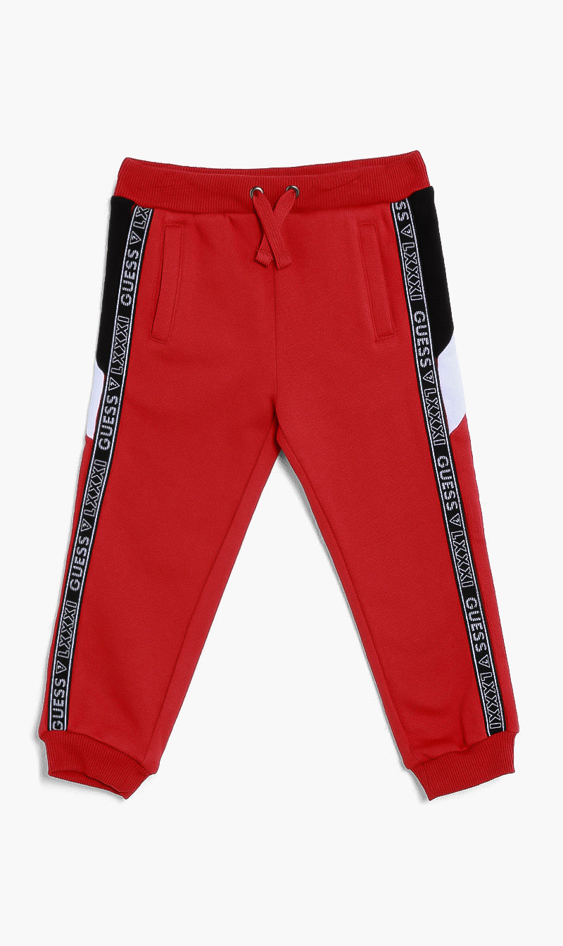 

Guess Red Ampo Blocked Jogger for Boys | The Deal Outlet