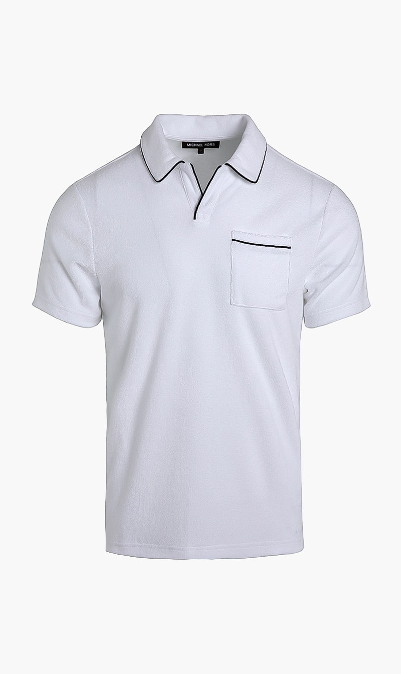 

Michael Kors White Midnight Polo for Men | The Deal Outlet