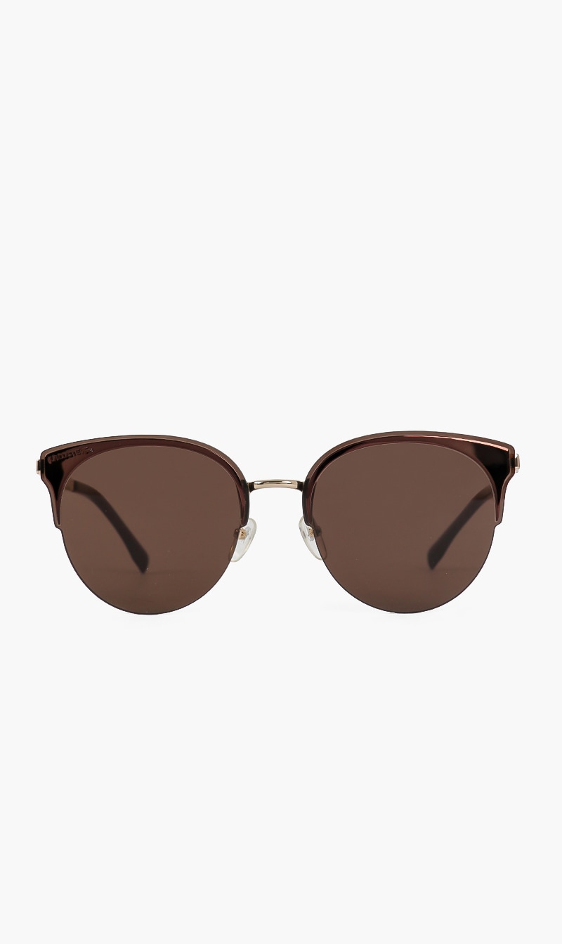 

Half Rim Sunglasses, Brown