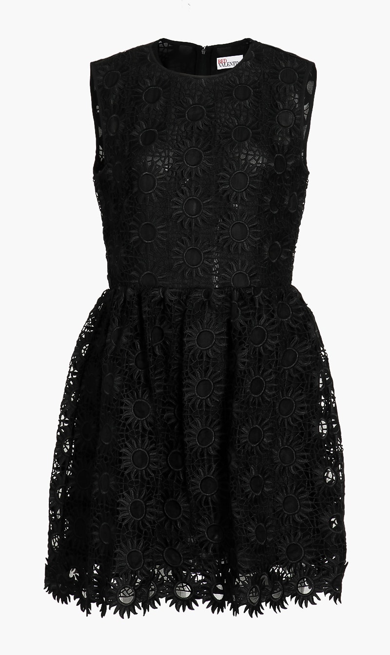 

Red Valentino Abito Pleated Dress