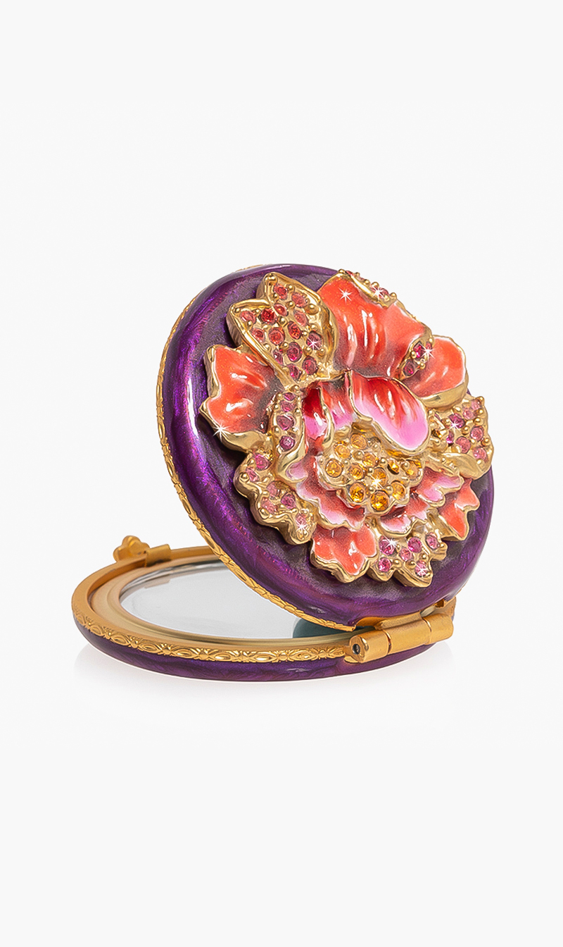 

Floral Round Compact