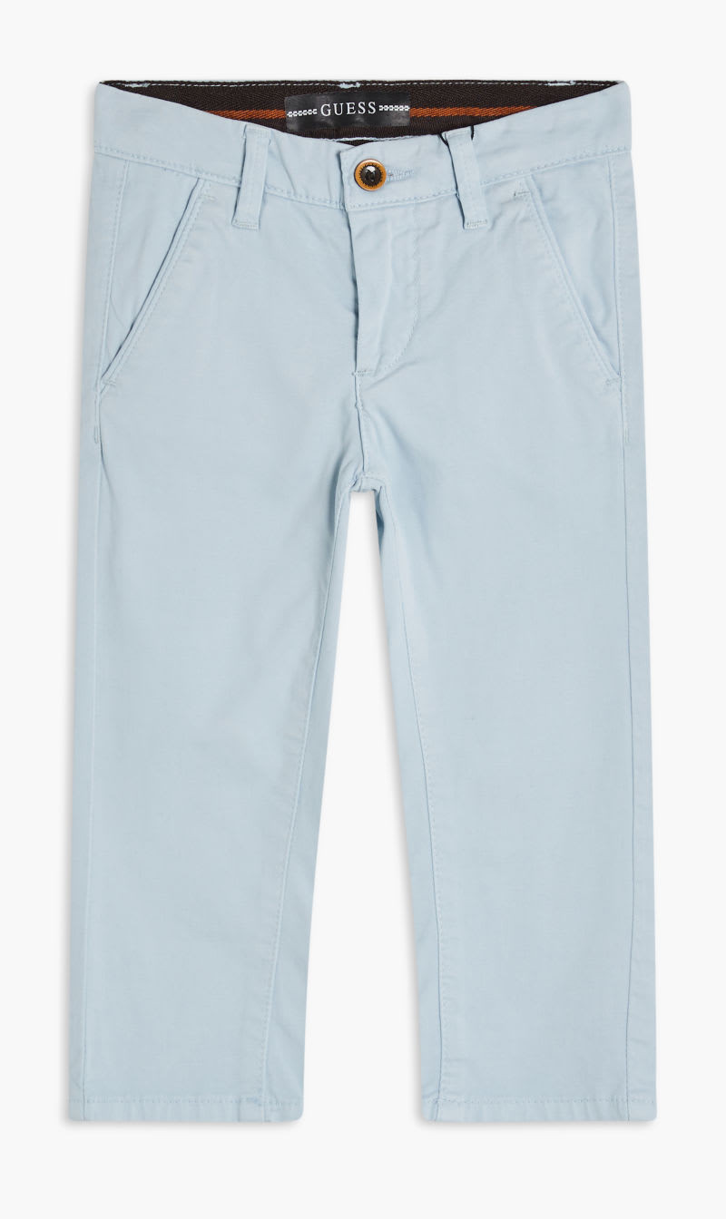 

Guess Blue Sateen Chino Pants_m - Winter Stretch Sateen for Boys | The Deal Outlet