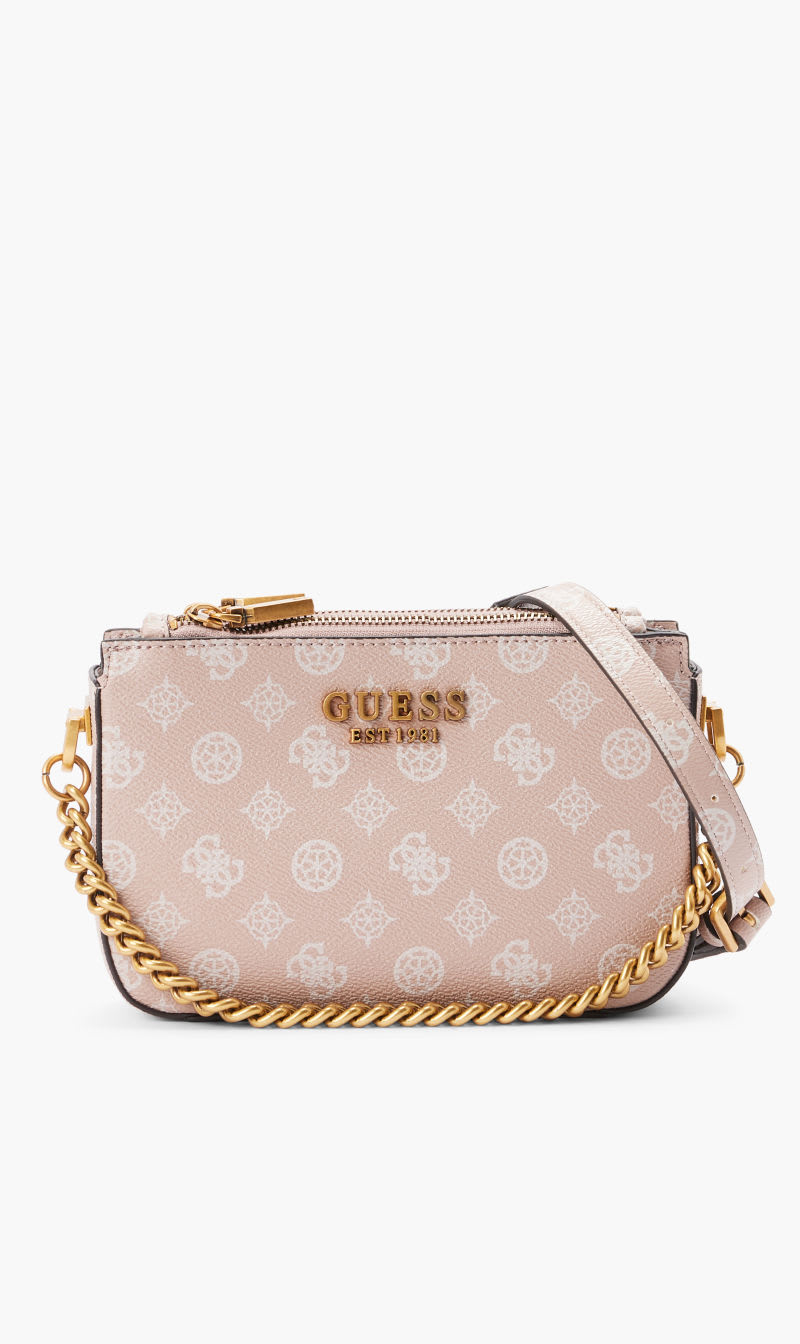 

Guess Pink Fynna Mini Status Crossbody for Women | The Deal Outlet