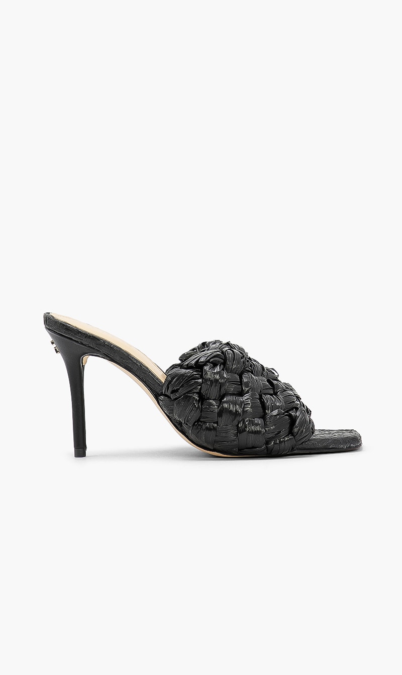 

Guess Black Byanna Woven Mule for Women | The Deal Outlet