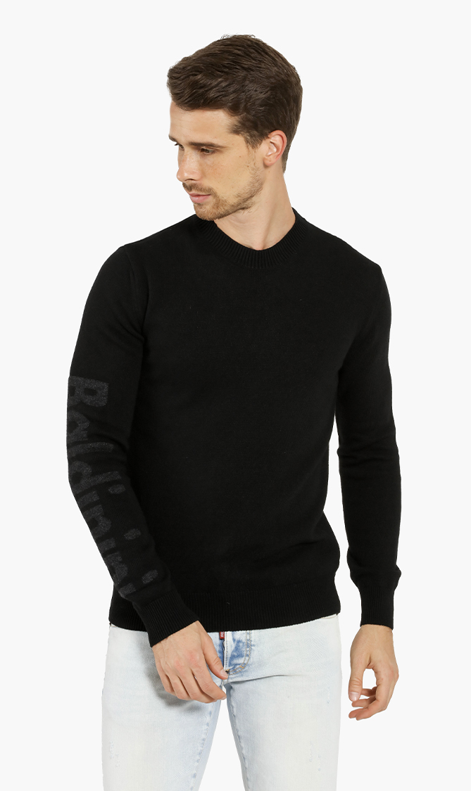 

Logo Crew-neck Sweater, Black