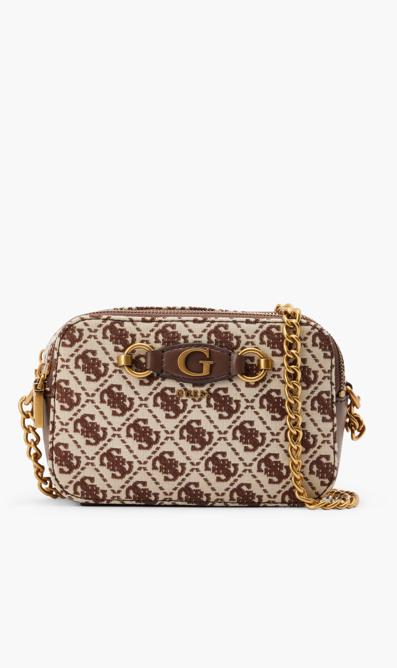 

Guess Brown Izzy Camera Bag for Women | The Deal Outlet