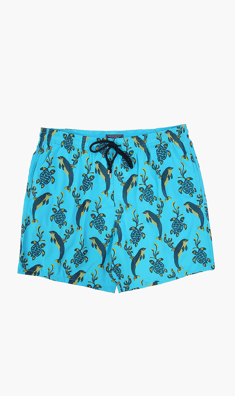 

Vilebrequin Blue Printed Swimshorts for Men | The Deal Outlet