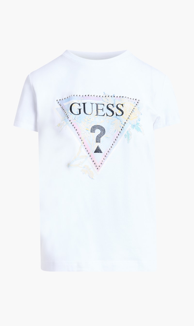 

Guess White Short Sleeve Cotton Alva T-shirt for Women | The Deal Outlet