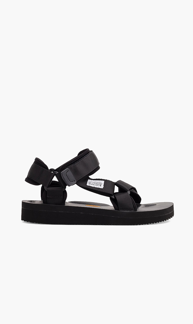 

Suicoke Black Classic Styled Depa Slides for Women | The Deal Outlet