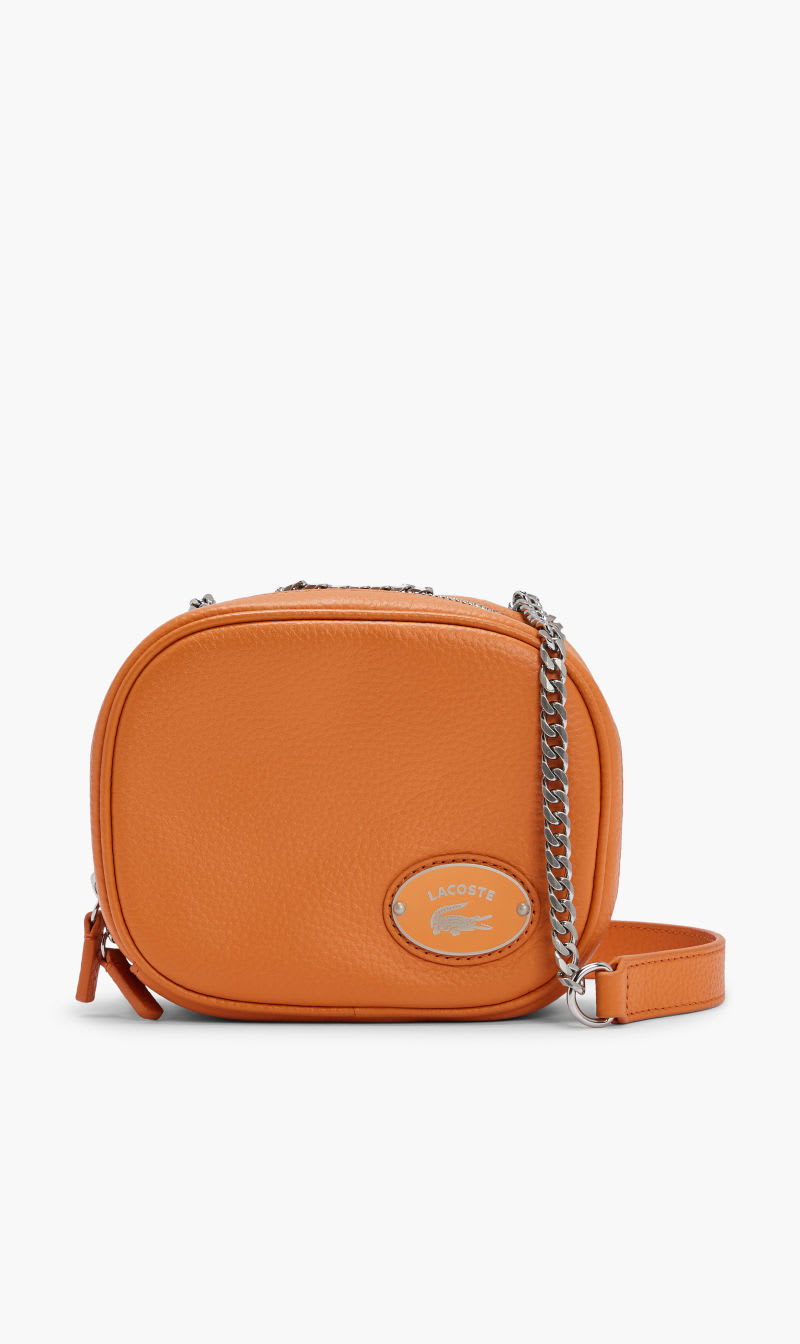 

Lacoste Multi-color Small Square Grained Leather Crossover Bag for Women | The Deal Outlet