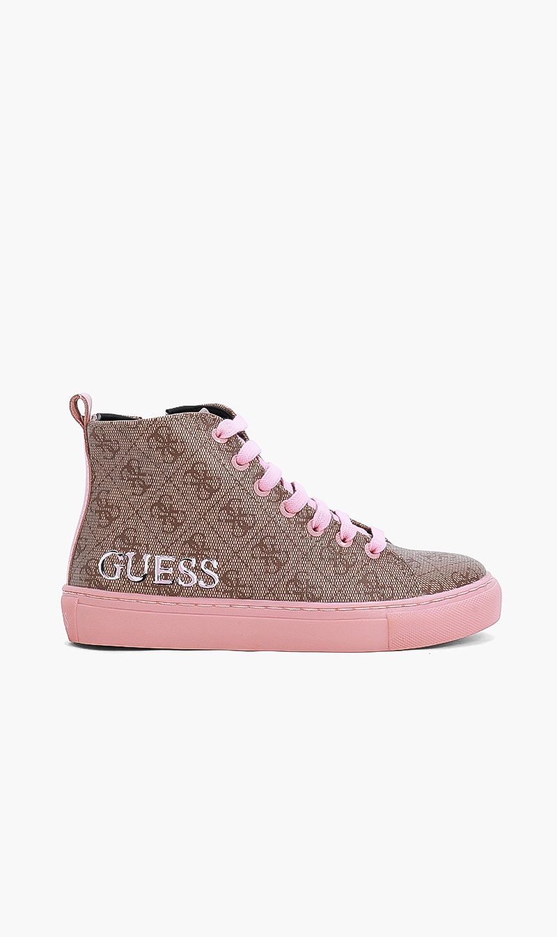 

Logo Lace Up Sneakers, Pink