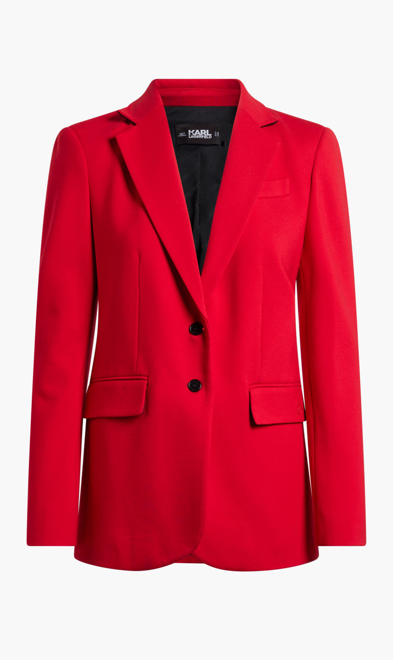 

Karl Lagerfeld Red Punto Jacket for Women | The Deal Outlet