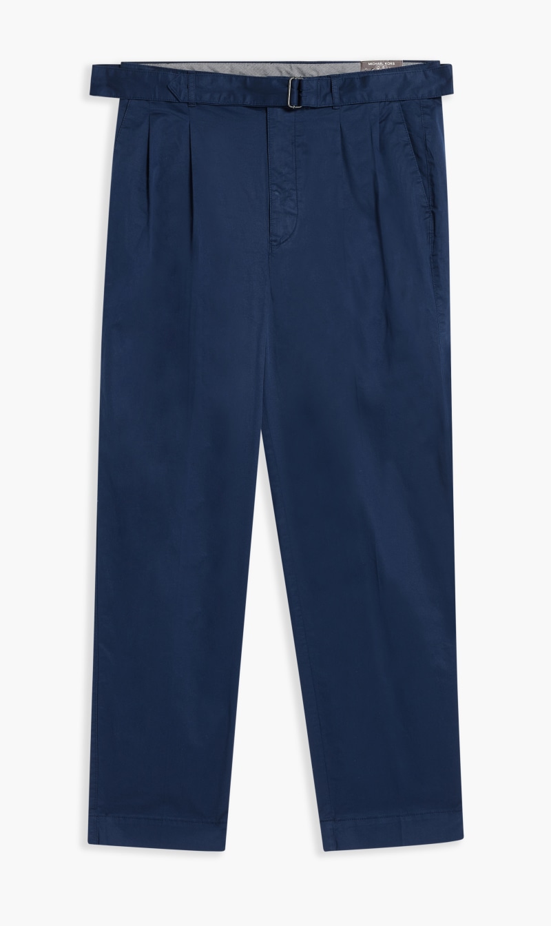 

Michael Kors Blue Belted Trouser for Men | The Deal Outlet