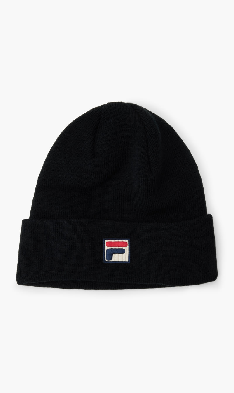 

Flat Knit Dark Beanie, Black