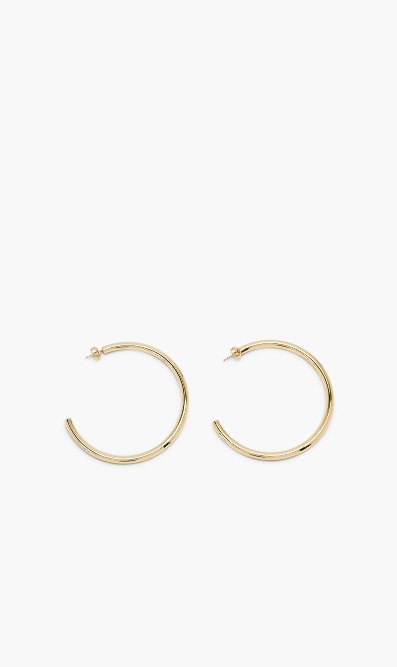 

Michael Kors Gold Tube Lg Hoop for Women | The Deal Outlet