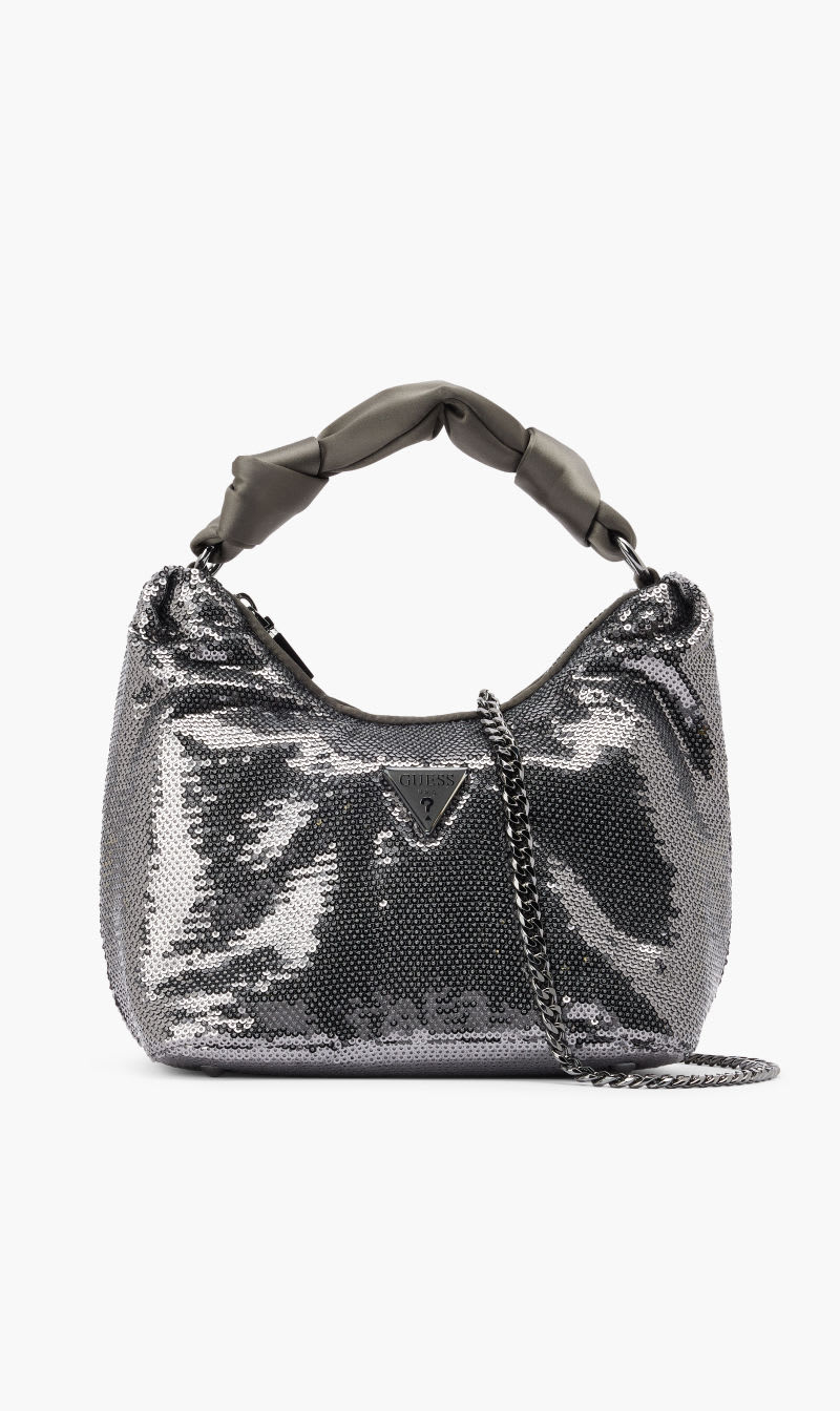 

Guess Grey Velina Hobo for Women | The Deal Outlet