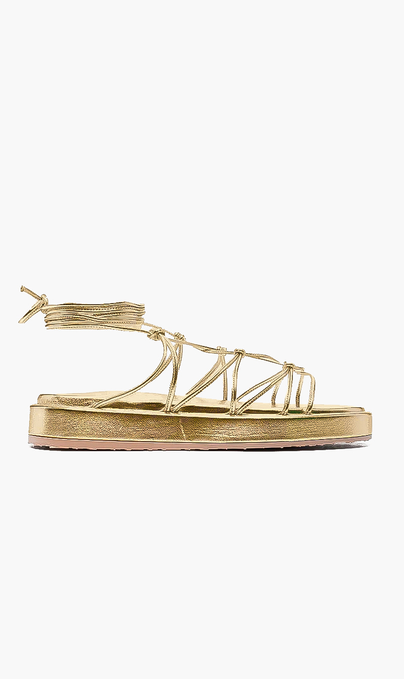 

Minas Platform Sandal, Gold