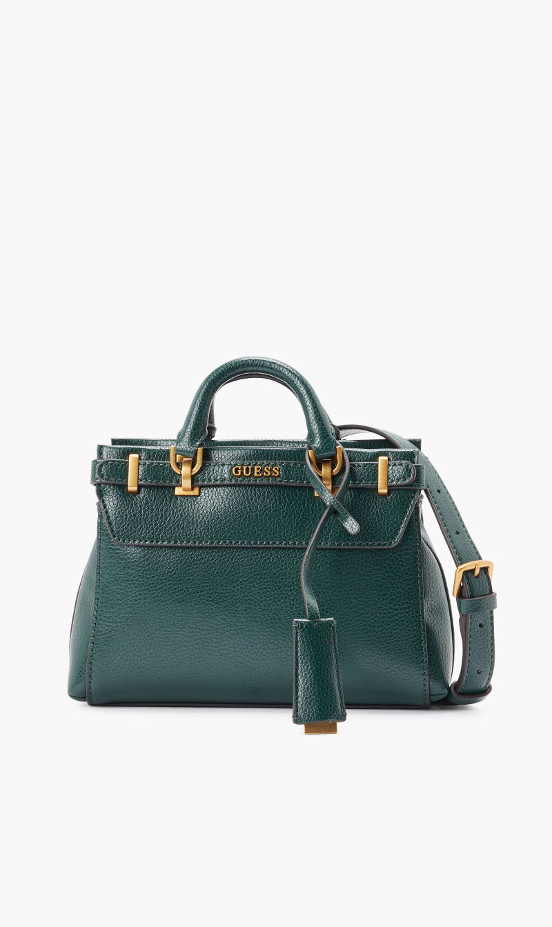 

Guess Green Sestri Mini Satchel for Women | The Deal Outlet