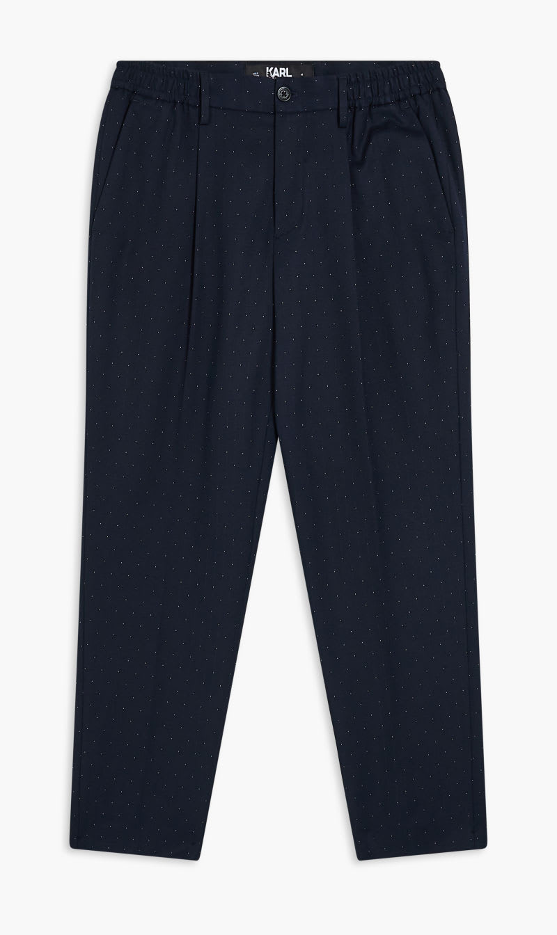 

Karl Lagerfeld Blue Tailored Polka Dot Pants for Men | The Deal Outlet