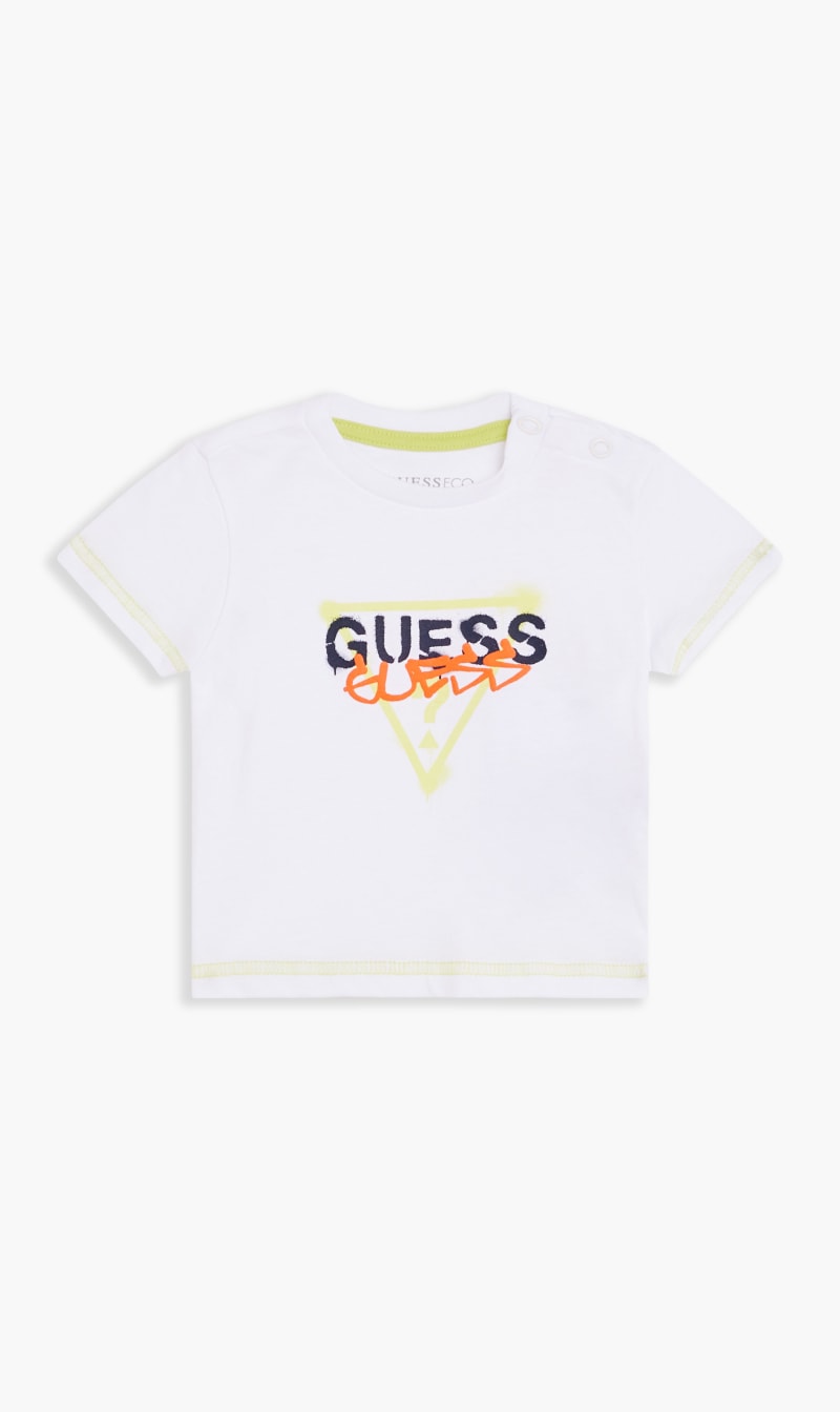 

Guess White Organic Cotton T-shirt for Girls | The Deal Outlet