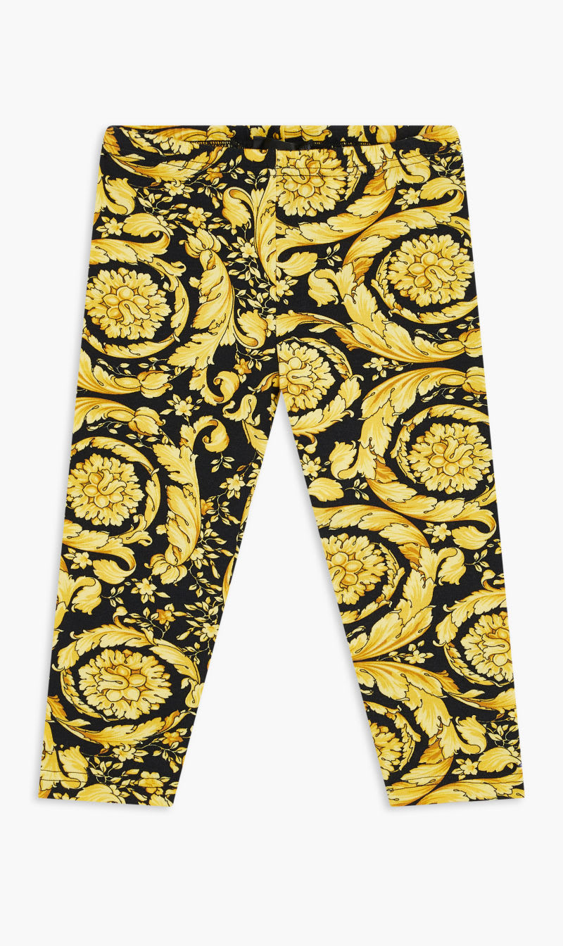 

Versace Yellow Leggings Baroque Kids Jersey for Girls | The Deal Outlet