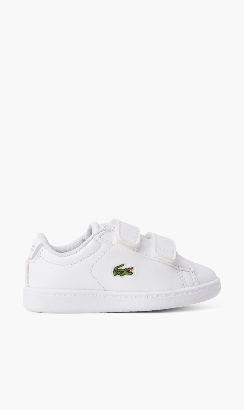 

Lacoste White Carnaby Evo Strap Sneakers | The Deal Outlet