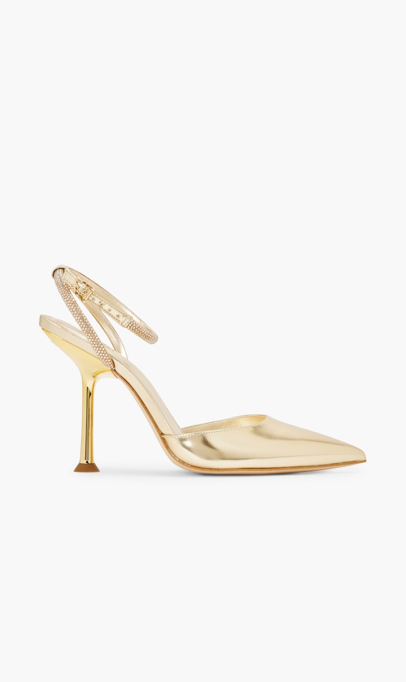 

Michael Kors Gold Imani Pump for Women | The Deal Outlet