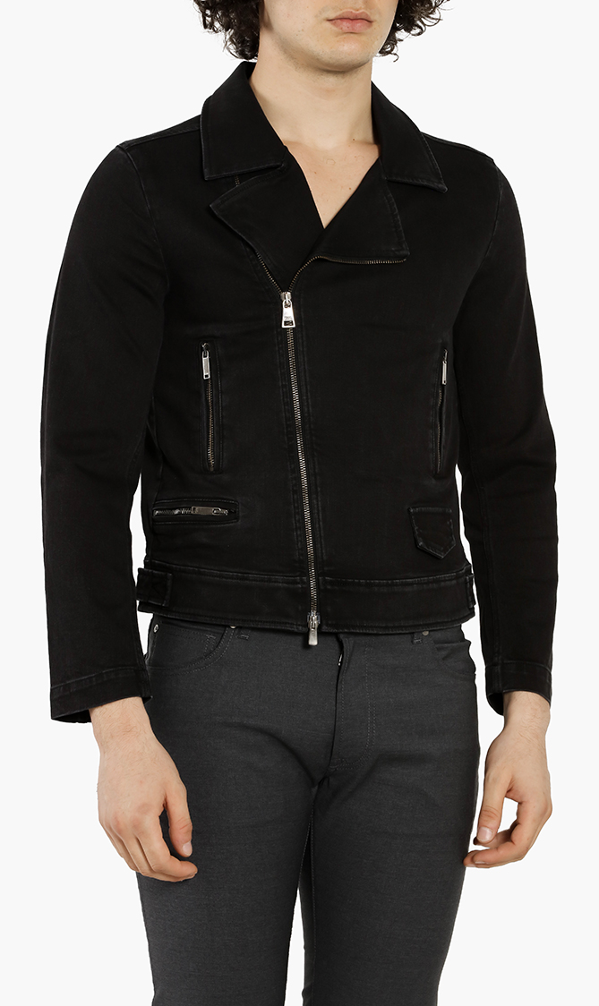 

Karl Lagerfeld Denim Biker Jacket