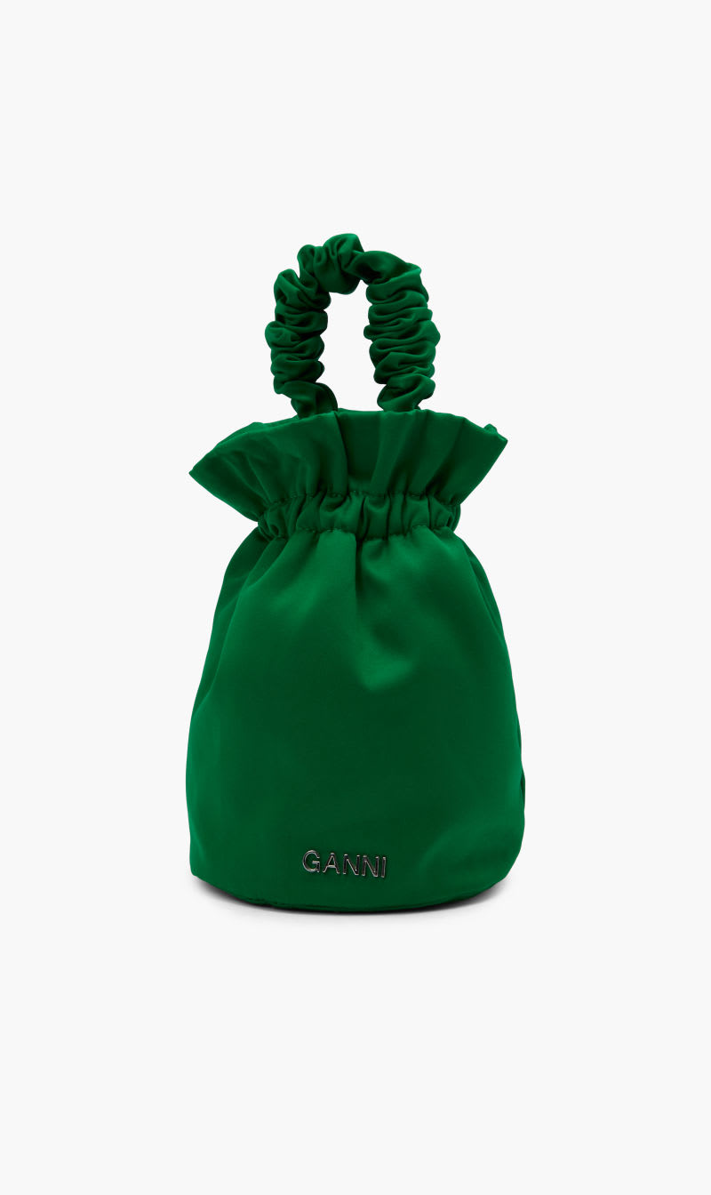 

Ganni Green Occasion Top Handle Bag for Women | The Deal Outlet