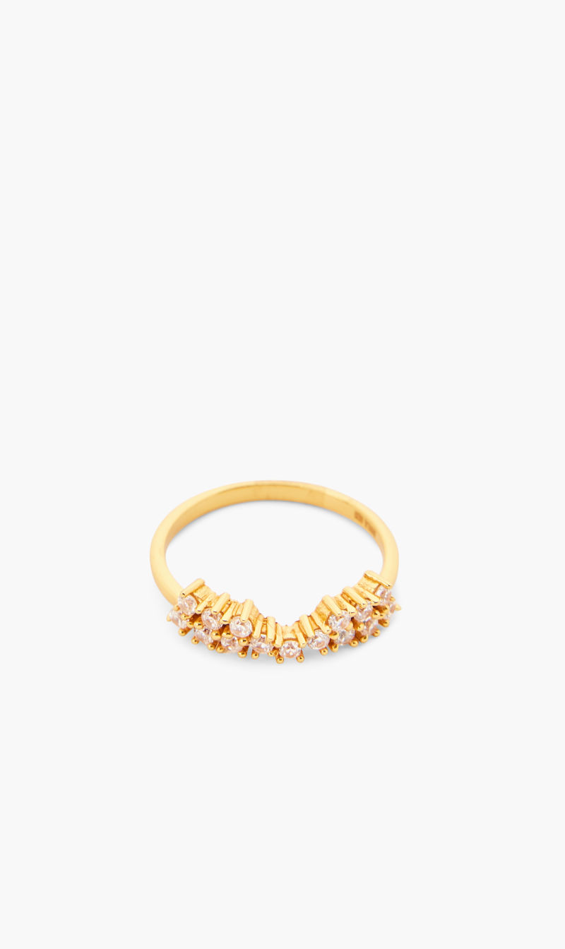 

Shyla octavia ring clear l | the deal outlet, Gold