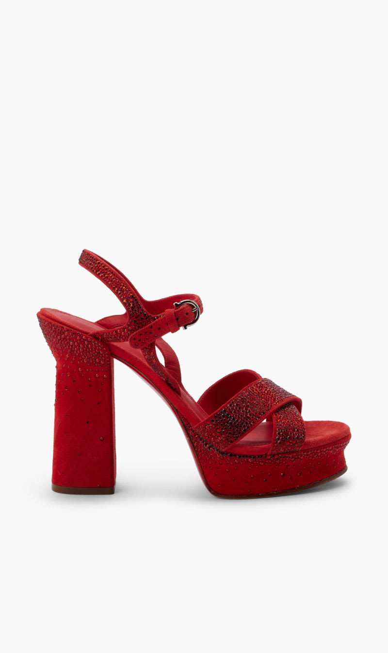 

Salvatore Ferragamo Red Sandal for Women | The Deal Outlet