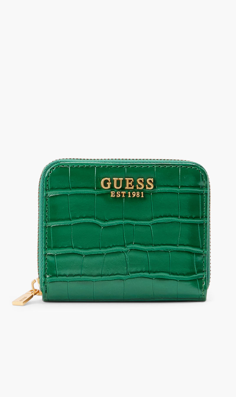 

Guess Green James Slg Small Zip Around for Women | The Deal Outlet