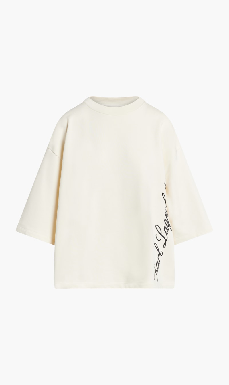 

Karl lagerfeld hotel sslv sweatshirt | the deal outlet, White