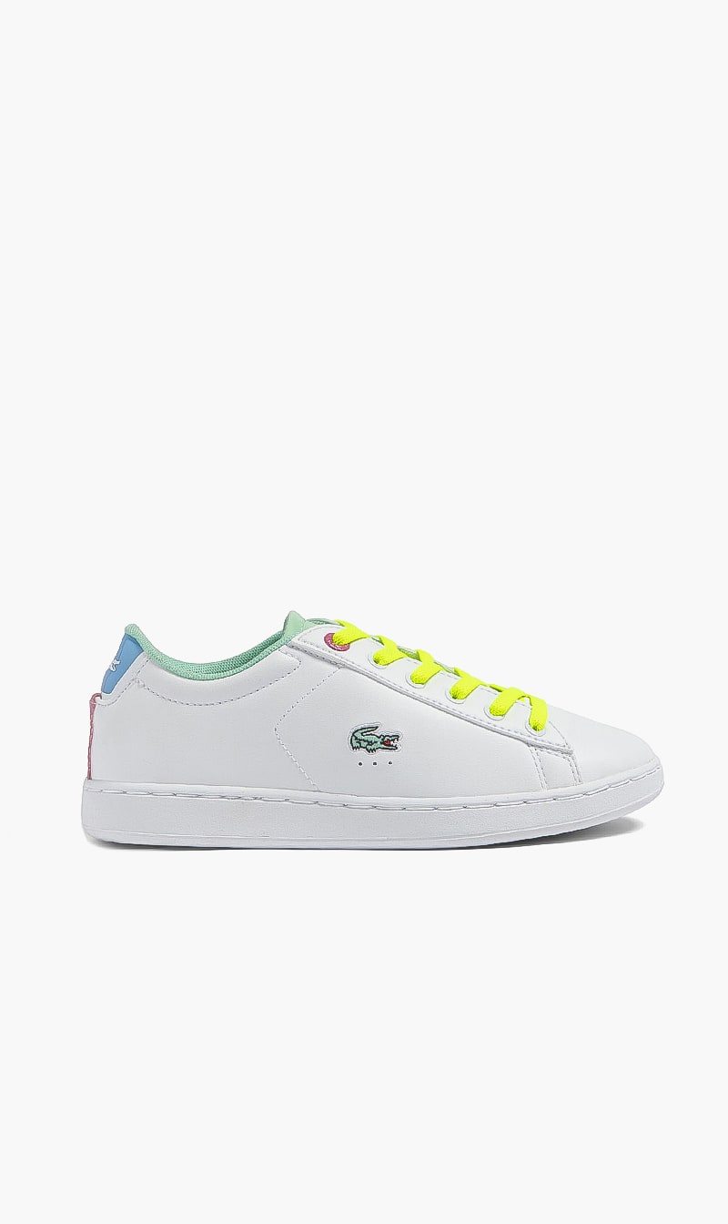 

Lacoste Green Carnaby Lace Sneakers for Girls | The Deal Outlet