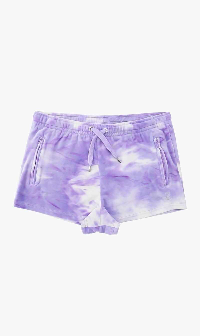 

Printed Tamia Shorts, Purple